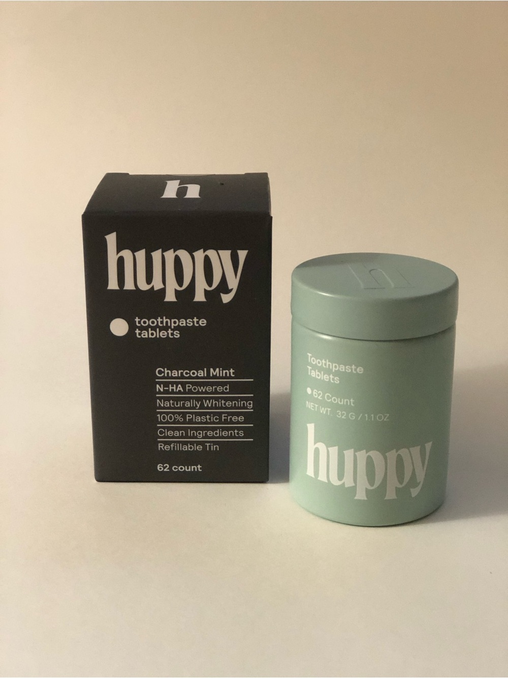 Huppy Nano-Hydroxyapatite Toothpaste Tablets — 62 Count